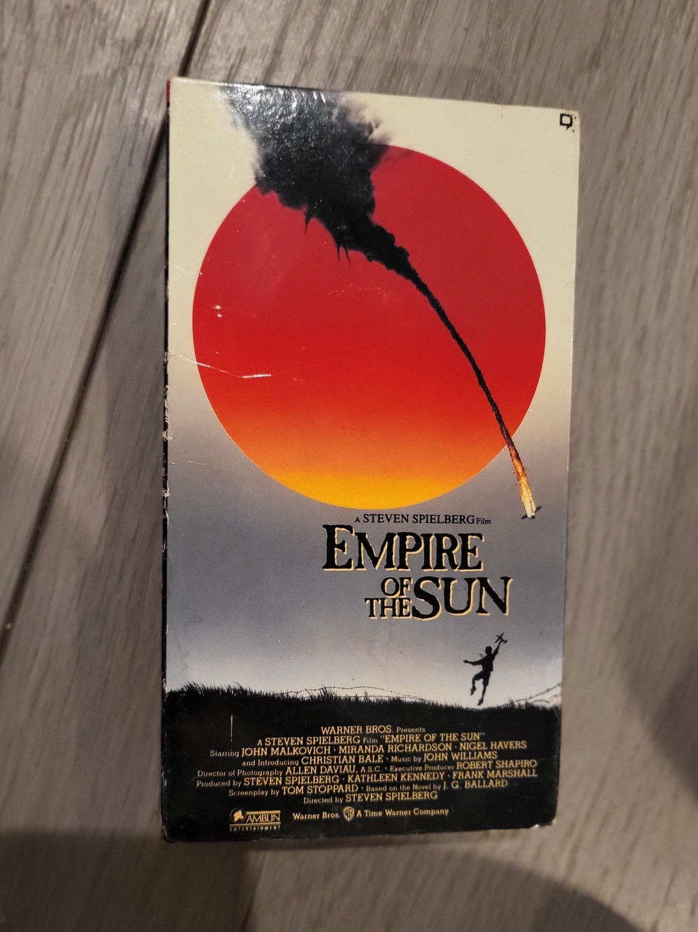 Vintage Empire of the Sun VHS Steven Spielberg Christian Bale